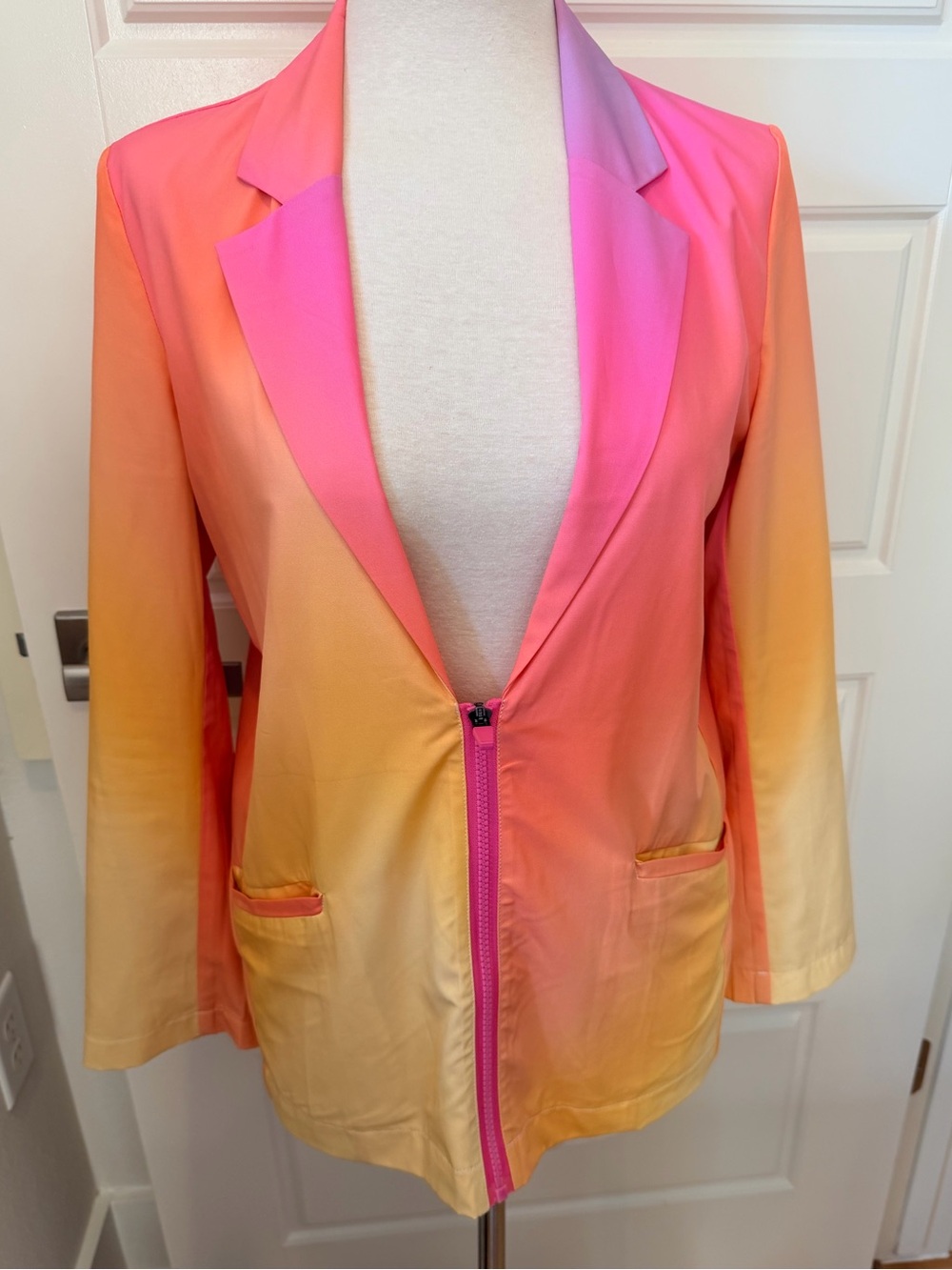 FARM Rio Gradient Graphic Summer Blazer Jacket - Picture 3 of 6